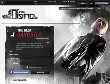 Tablet Screenshot of crimedistrict.com
